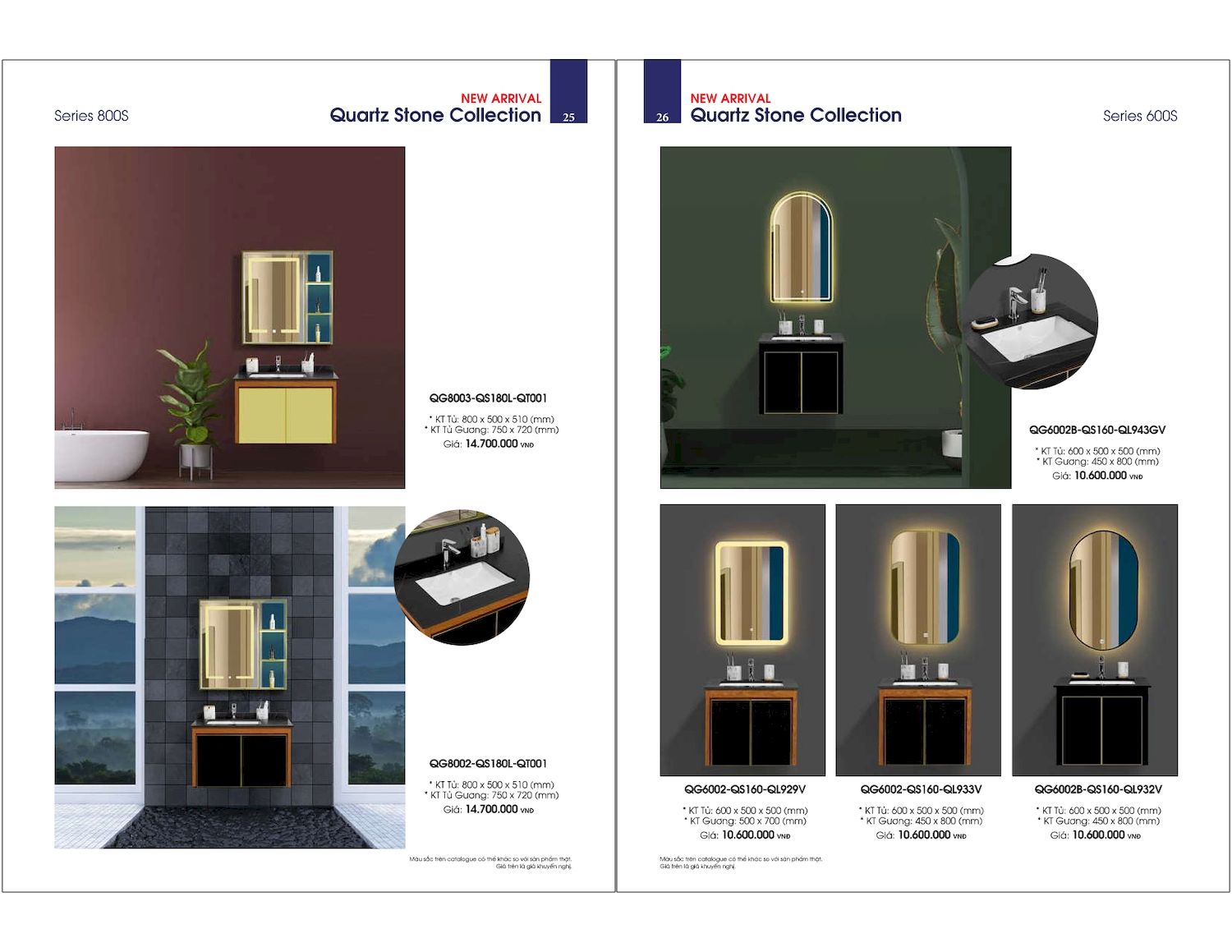 Tủ lavabo QB Catalogue và Bảng giá mới nhất /Page 13
